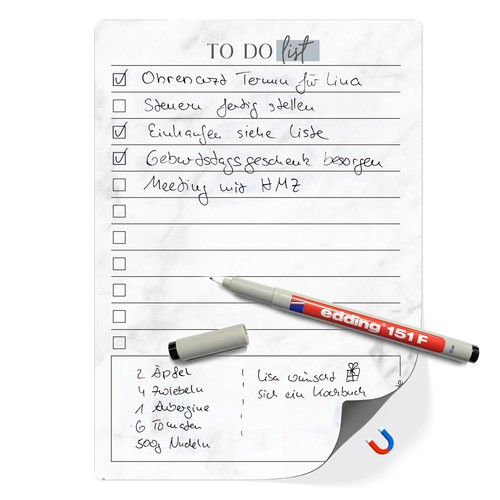 Magnetische do liste - magnetische, to-do