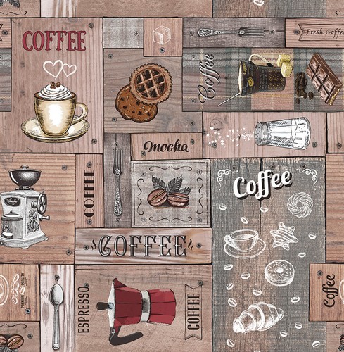 Wachstuch kaffee barista - kaffee,
