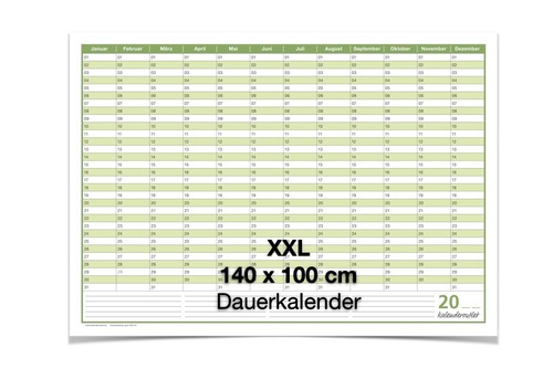 Xxxl dauerkalender super - xxxl, dauerkalender,