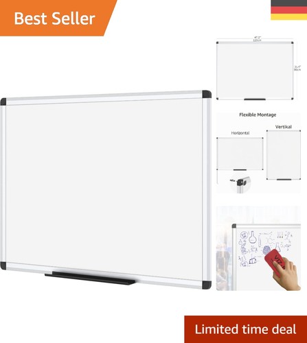 Whiteboard magnetisch 120x90cm