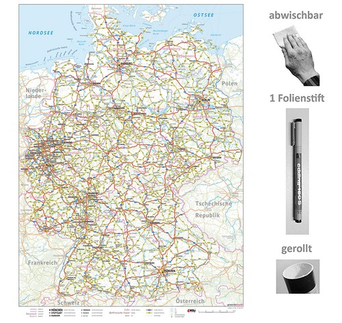 Xxl premium deutschlandkarte - xxl,