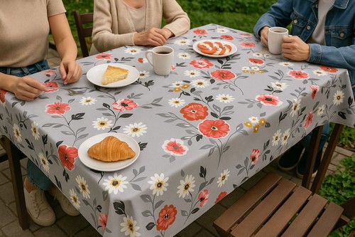 Pvc wachstuch blumen - wachstuch,