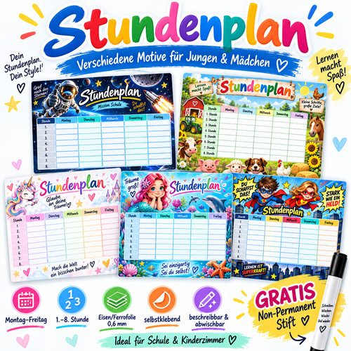 Stundenplan kinder din a3 - stundenplan,