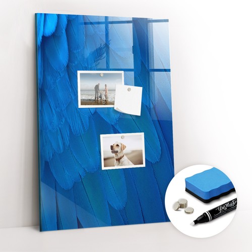 Magnetische glas wandtafel mit - magnetische,