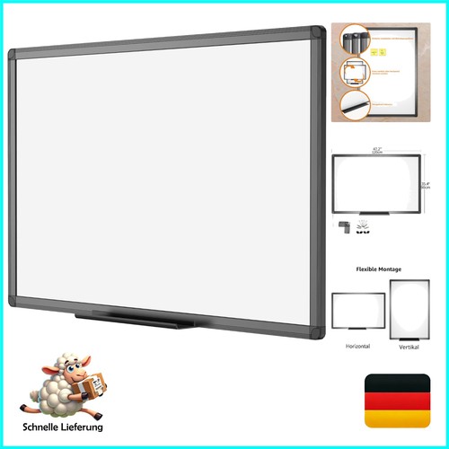 Magnetisches whiteboard 120x90 - magnetisches,