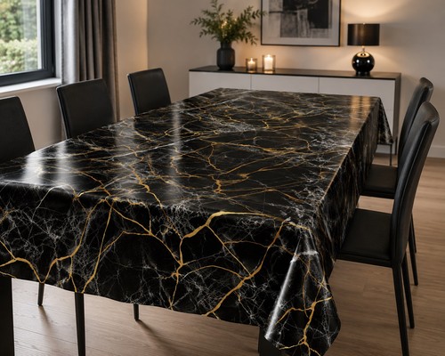 Pvc tischdecke marmor - tischdecke,