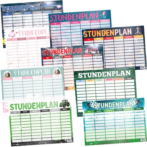 Stundenplan abwischbar