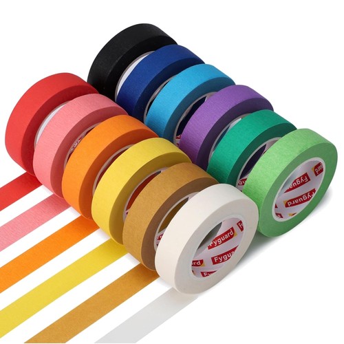 Rollen bunt kreppband - bunt,
