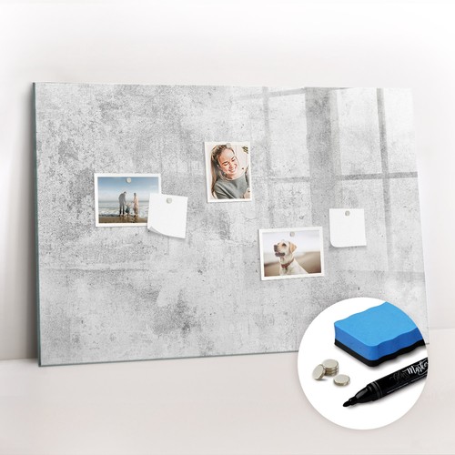 Magnetisches glas memo board - glas,