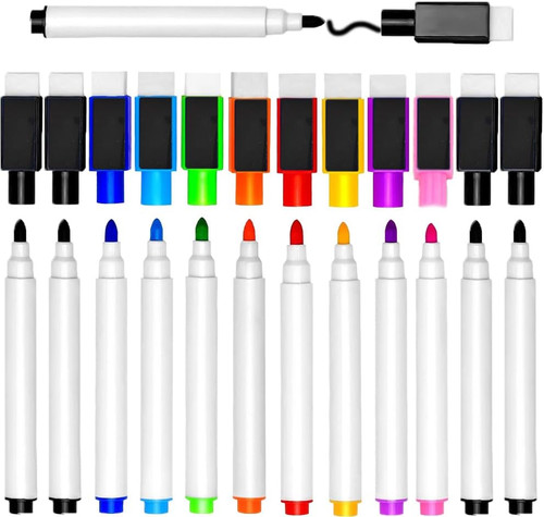 Whiteboard marker set - whiteboard, 12